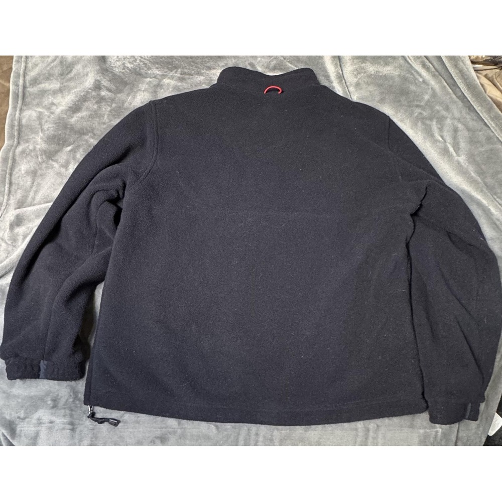 Abercrombie‎ Jacket Mens XL Blue Reversible Fleece Nylon Pullover Anorak 1/4 Zip - Picture 7 of 16
